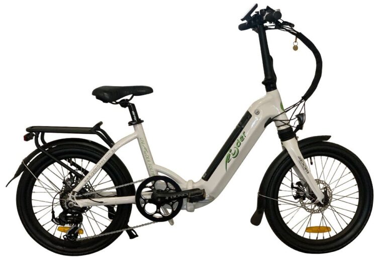Uni Ryder Folding step through 250watts Bikemore Electric Bikes Perth
