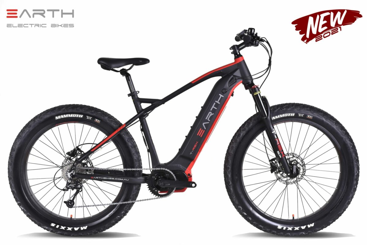 EARTH T-REX RHINO 48V 250W MID DRIVE - Bikemore Electric Bikes Perth